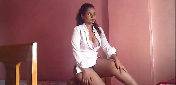  Naughty But Horny Indian Fucking Herself With A Big Dildo